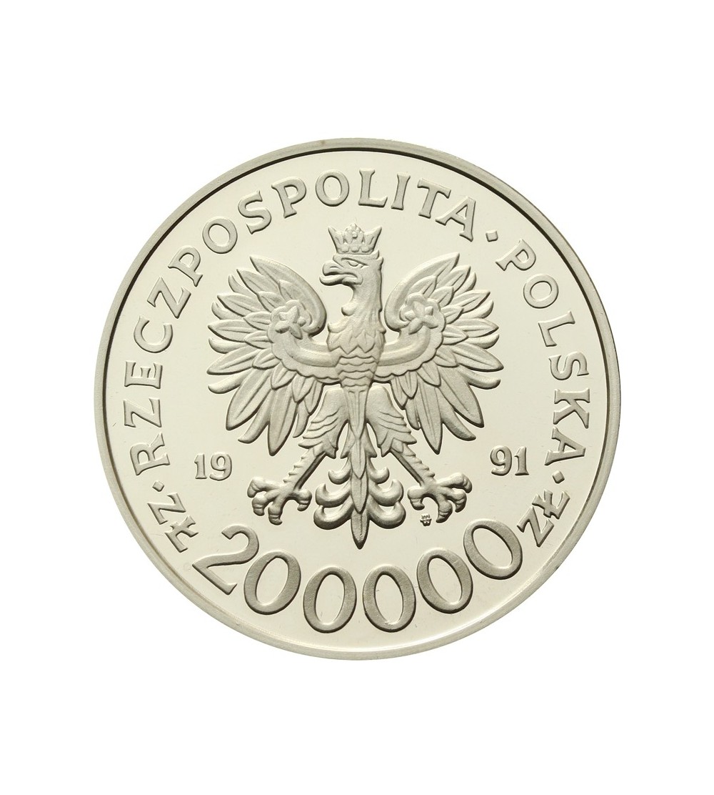 Poland 200000 zlotych 1991, Barcelona 1992 Poland 200000 zlotych 1991, Barcelona 1992