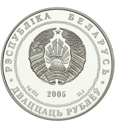 Białoruś 20 rubli 2005, Brześć