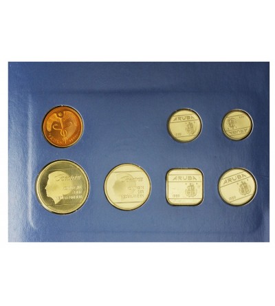 Aruba. Zestaw rocznikowy monet 1989 - 6 sztuk
