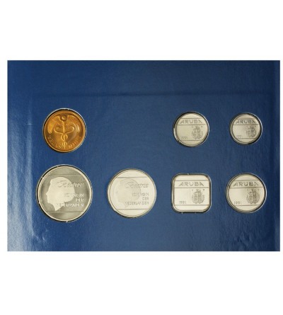 Aruba Zestaw menniczy monet 1991