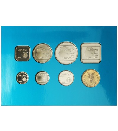 Aruba. Zestaw rocznikowy monet 1998 - 7 sztuk