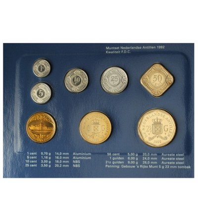 Netherlands Antilles. Mint Set 1992 - 7 pcs.