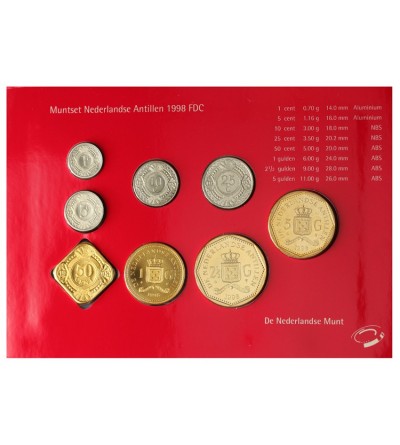 Netherlands Antilles. Mint Set 1998 - 7 pcs.
