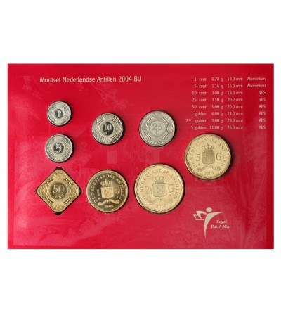 Netherlands Antilles. Mint Set 2004 - 8 pcs.