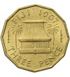 Fiji, 3 Pence 1967, Elizabeth II