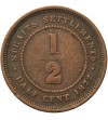 Malaje - Straits Settlements 1/2 centa 1872