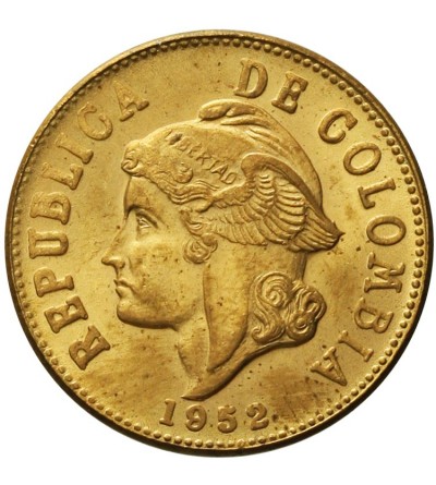 Kolumbia 2 centavos 1952 B