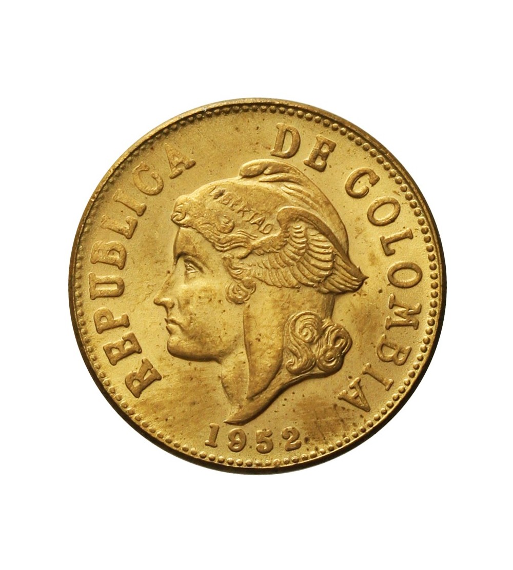 Kolumbia 2 centavos 1952 B Kolumbia 2 centavos 1952 B