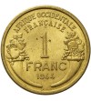 Francuska Afryka Zachodnia 1 frank 1944
