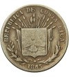 Kostaryka 25 Centavos 1865
