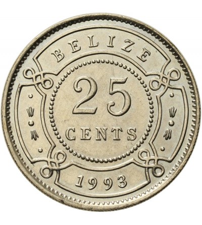 Belize 25 Cents 1993