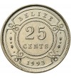 Belize 25 centów 1993