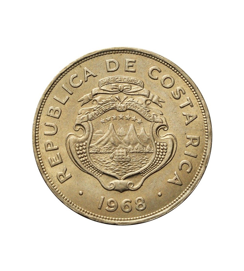 Kostaryka 2 colones 1968