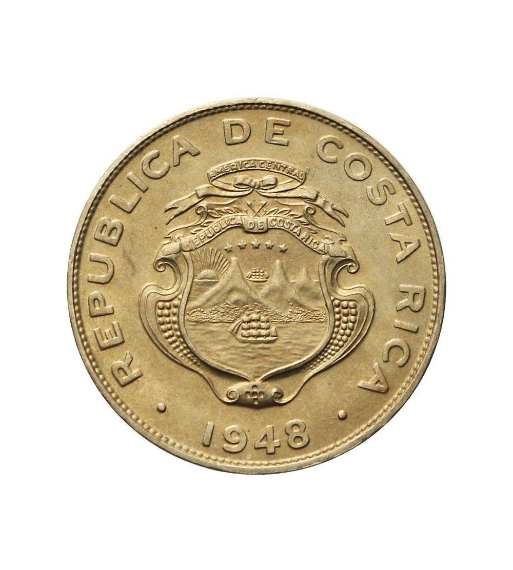 Costa Rica 25 Centimos 1948