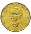 Dominikana 1 peso 1991