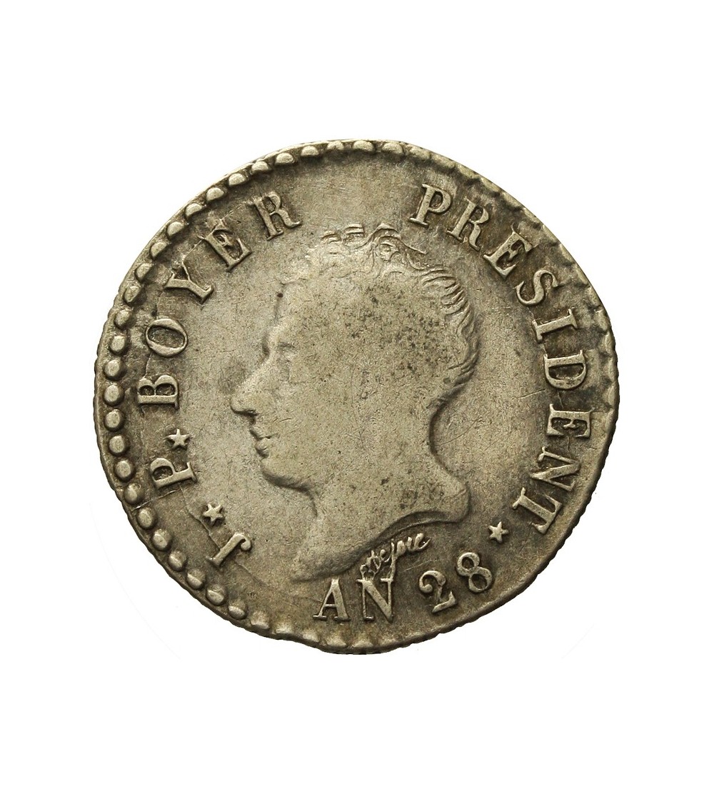 Haiti 50 centimes 1831 / AN 28