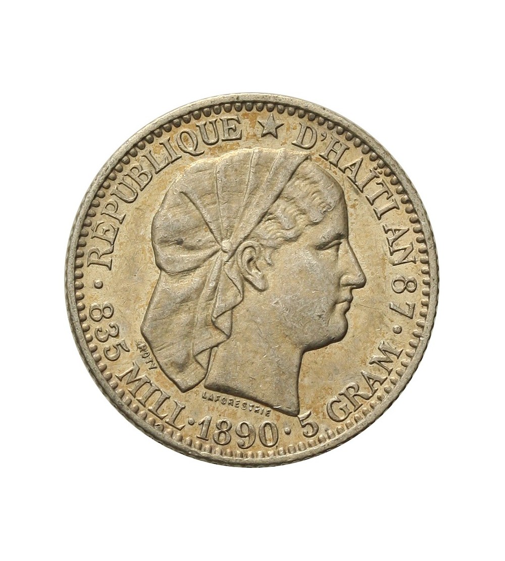 Haiti 20 centimes 1890 Haiti 20 centimes 1890