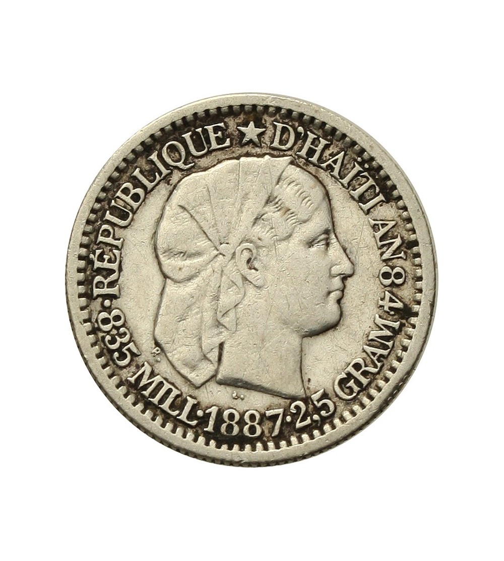 Haiti 10 Centimes 1887