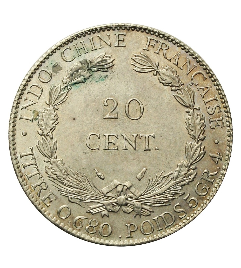 French Indochina 20 Cents 1937 French Indochina 20 Cents 1937