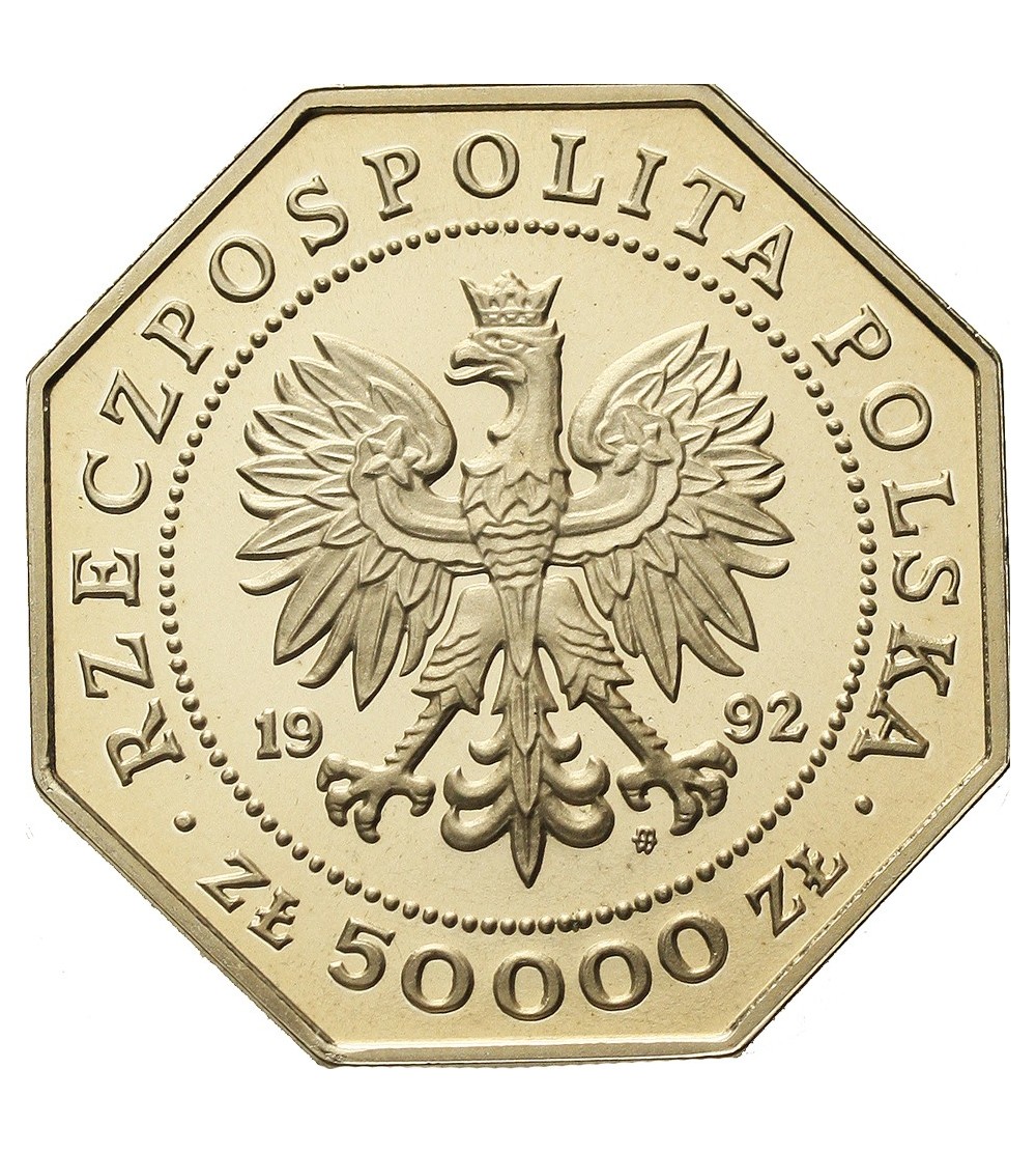 50000 złotych 1992 - 200 lat orderu Virtuti Militari 50000 złotych 1992 - 200 lat orderu Virtuti Militari