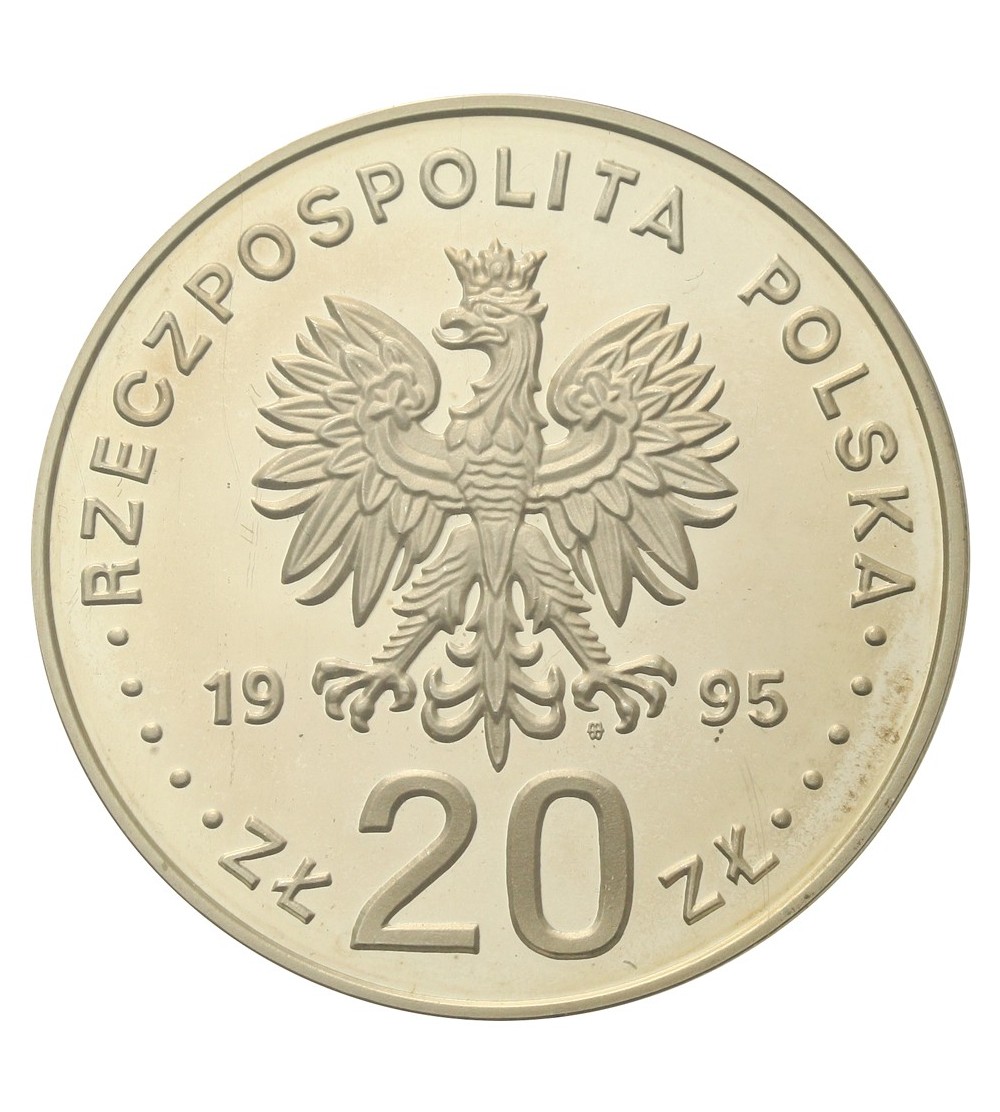 20 złotych 1995, Katyń. GCN PR69 20 złotych 1995, Katyń. GCN PR69