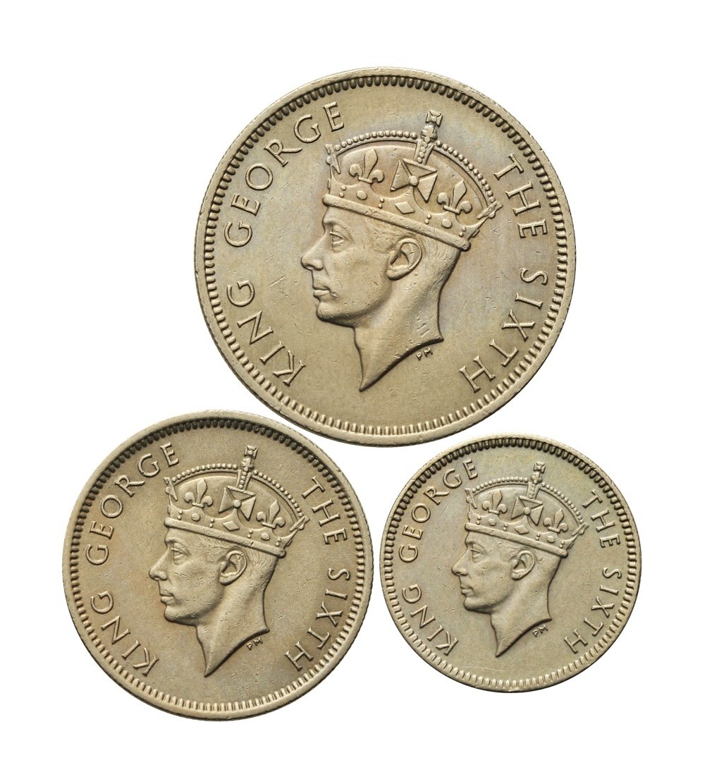 Malaje Brytyjskie 5, 10, 20 centów 1950