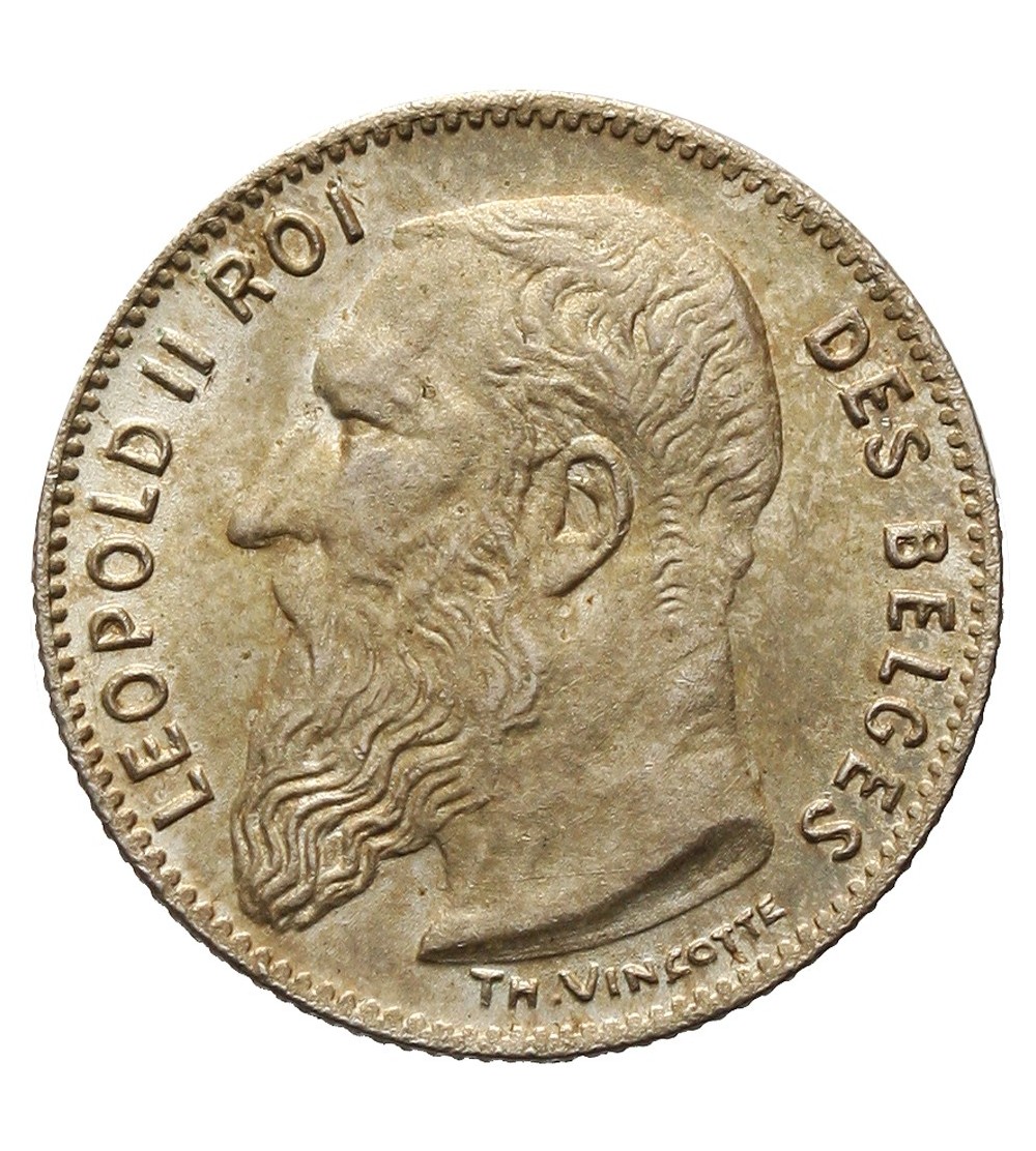 Belgia 50 centimes 1909, DES BELGES