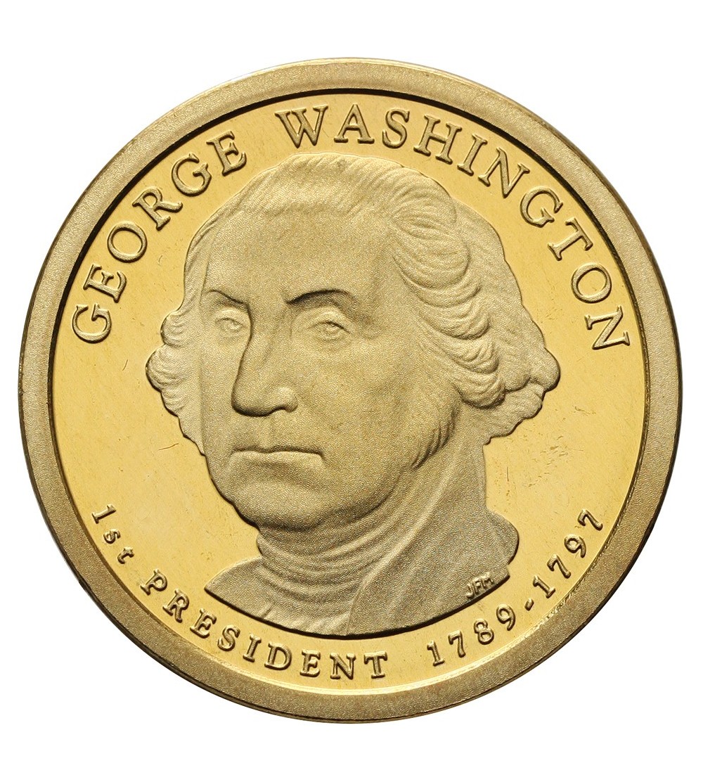 USA. Proof 1 dolar 2007 S, San Francisco, 1. Prezydent George Washington