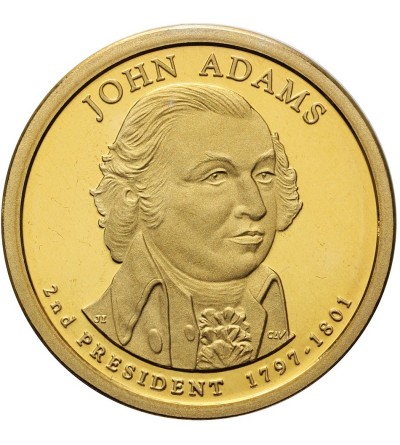 USA 1 dolar 2007 S, John Adams - Proof