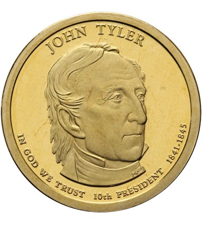 USA. Proof 1 Dollar 2009 S, San Francisco, 10th President John Tyler - Proof