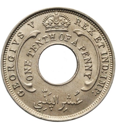 British West Africa. 1/10 Penny 1927, George V