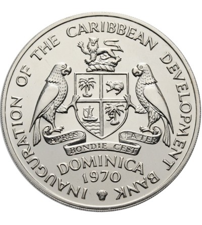 Dominica 4 Dollars 1970 F.A.O. - Proof