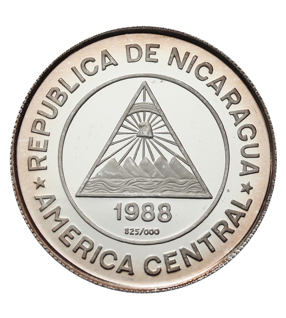Nikaragua 50 cordobas 1988, Olimpiada 1988 - Calgary Nikaragua 50 cordobas 1988, Olimpiada 1988 - Calgary