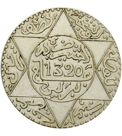 Maroko 5 dirhemów 1320 AH / 1902 AD