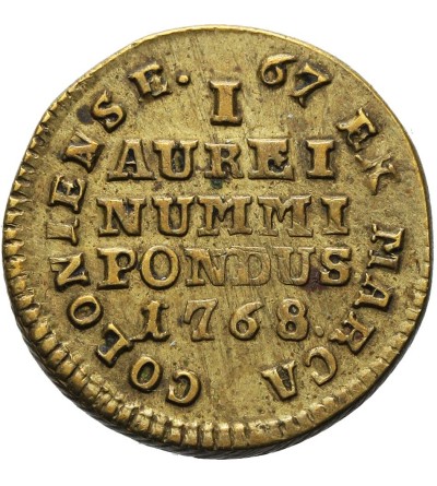 Weight of ducat 1768, Warsaw Mint
