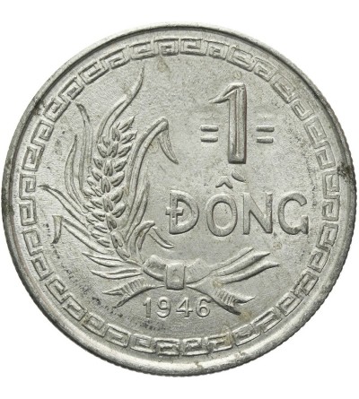 Wietnam, republika demokratyczna. 1 Dong 1946