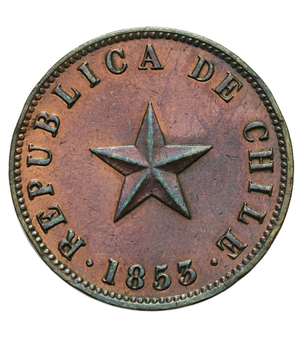 Chile 1 centavo 1853