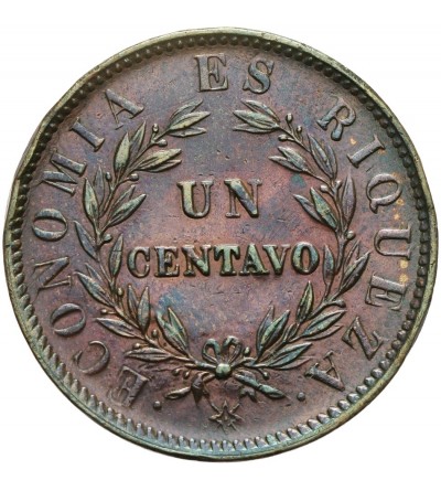 Chile 1 centavo 1853