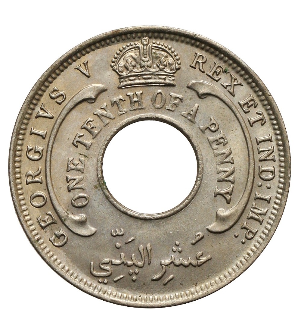 British West Africa. 1/10 Penny 1926, George V