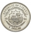Liberia Dollar 1994, Trionyx Turtle