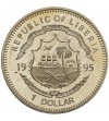 Liberia 1 dolar 1995, leopard