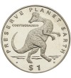 Liberia 1 dolar 1993, Corythosaurus