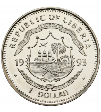 Liberia Dollar 1993, Atchaeopteryx - incorrect spelling
