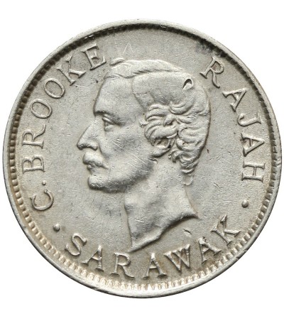 Sarawak, 10 Cents 1915 H, Charles J. Brooke, Rajah