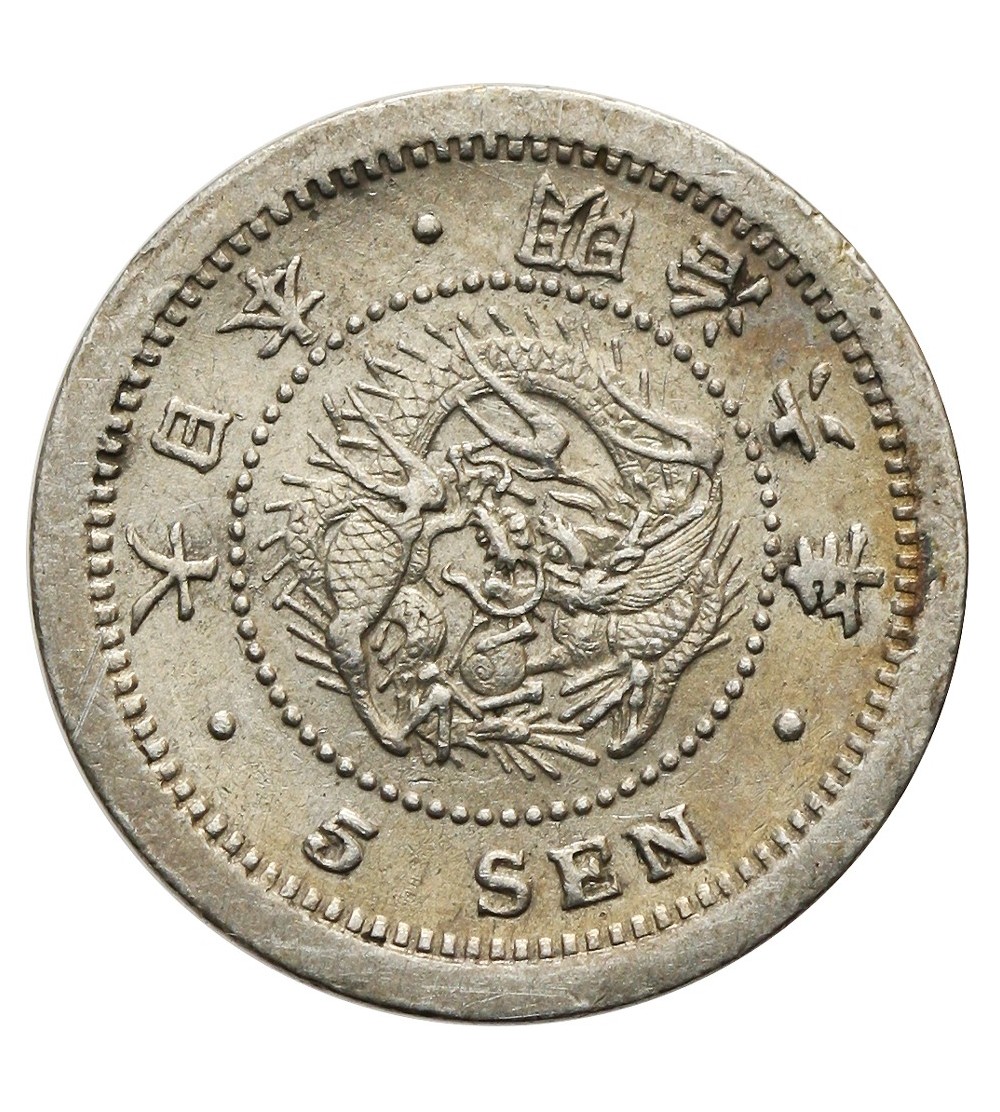 Japonia 5 Sen rok 6 / 1873 AD. Typ I