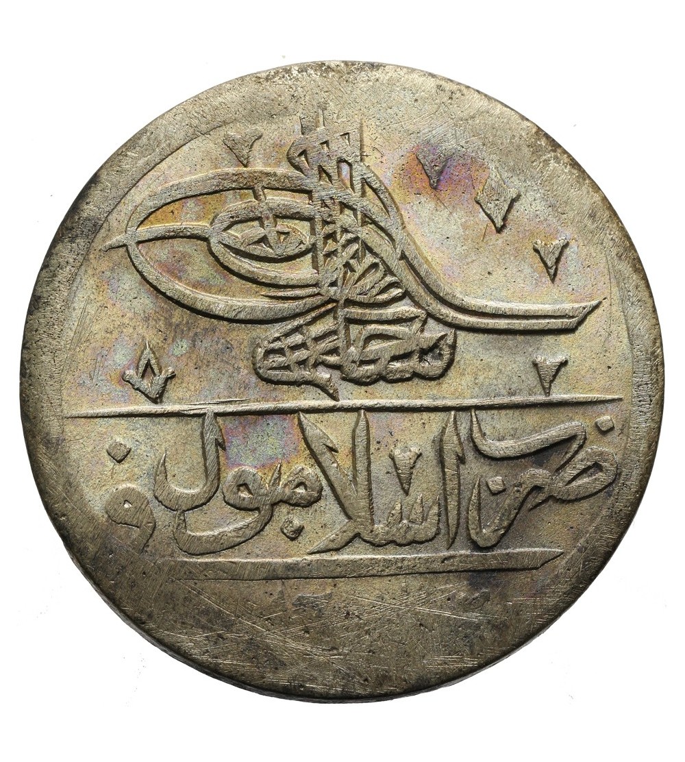 Turcja (Imperium Osmańskie). Yuzluk (2 1/2 Kurush), AH 1203 rok 8 / 1796 AD, Selim III