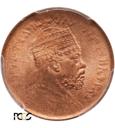 Etiopia 1/32 Birr EE 1889 / 1897 AD - PCGS MS 63 RD