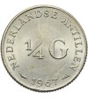 Netherlands Antilles 1/4 Gulden 1967