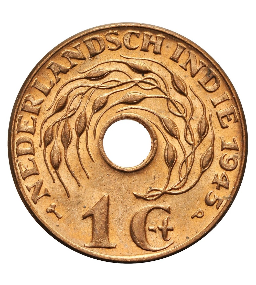 Wschodnie Indie Holenderskie 1 cent 1945 P