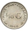 Curacao 1/10 guldena 1948